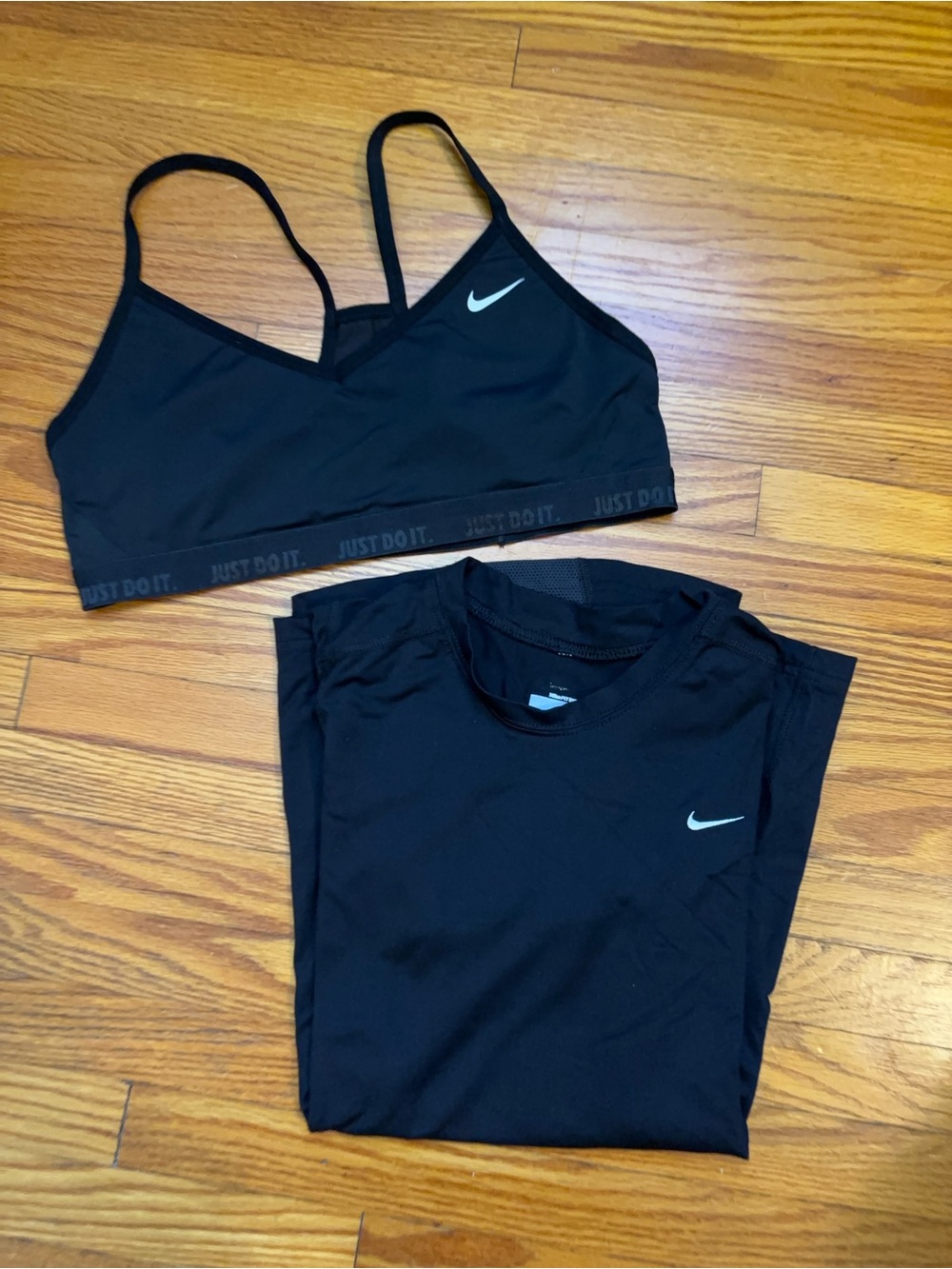 Nike Sports Bra and Performance Top Bundle